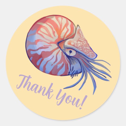 Thank you, Nautilus, ラウンドシール (正面)