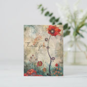 Thank You Noteカードすべての行事空白の(封筒あり) サンキューカード (スタンド正面)