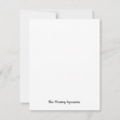 Thank You Noteカードすべての行事空白の(封筒あり) サンキューカード (裏面)