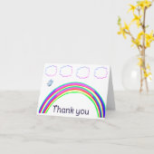 Thank You Noteカード カード (黄色い花)