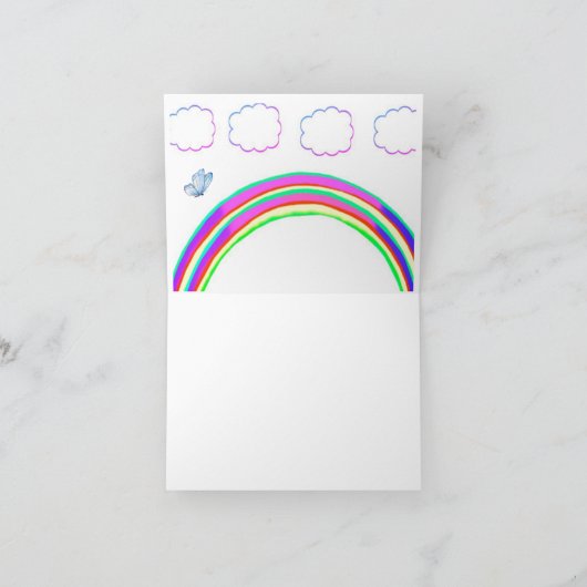 Thank You Noteカード カード (内部)