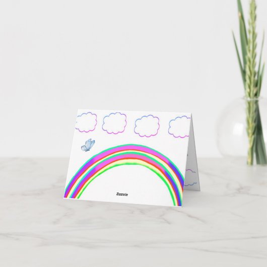 Thank You Noteカード カード (裏面)