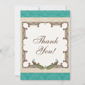 Thank You Noteカード – Peacock & Etchingsヴィンテージ ノートカード (裏面)