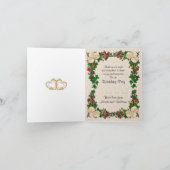 Thank you noteカードfor写真フローラフレーム サンキューカード (内部)