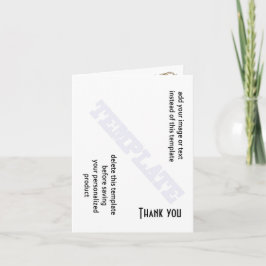 Thank you noteテンプレート サンキューカード