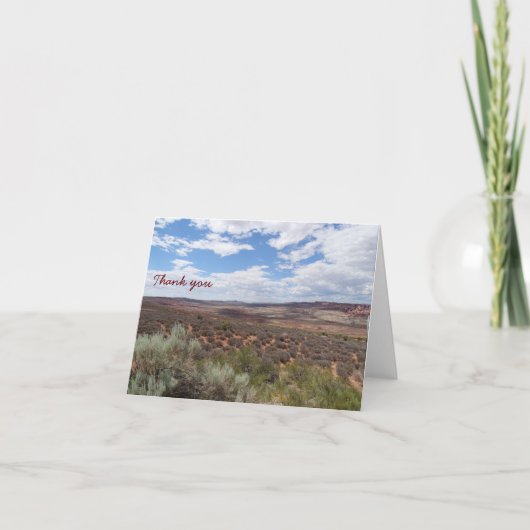 Thank You Note card - Arches Nat's Park サンキューカード (正面)