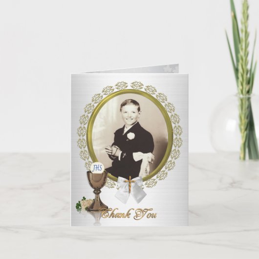 Thank you note card First Communion/Confirm サンキューカード (正面)