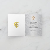 Thank you note card First Communion/Confirm サンキューカード (内部)