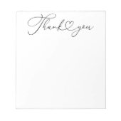 Thank You Notes ノートパッド (正面)
