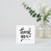 Thank You Order Insert Card スクエア名刺 (スタンド正面)