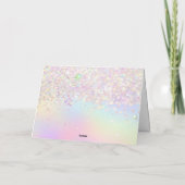 thank you pastel butterfly カード (裏面)