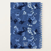 Thank You Pattern Blue ノートブック (裏面)