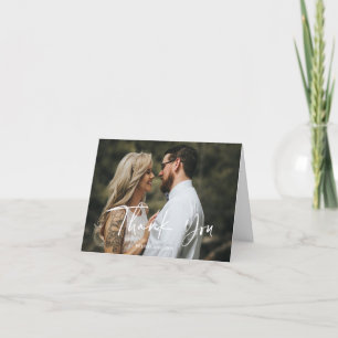 Thank You Photo 結婚's Card サンキューカード