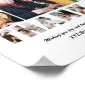 Thank You Photo Collageお別れ退職パーティー ポスター (角)