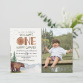 Thank You Photo Happy Camper サンキューカード (スタンド正面)