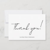 Thank You Photo Personalized ノートカード (正面)