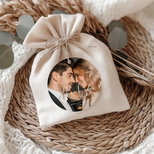 Thank You Photo Script Wedding フェイバータグ