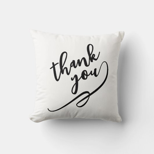 Thank you  pillow クッション (正面)