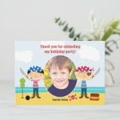 Thank You Pirateフォトカード サンキューカード (スタンド正面)