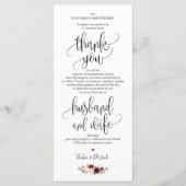 Thank you Place Setting Card for 結婚's Dinner v3 プログラム (正面)