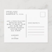 Thank you Post Card インビテーションポストカード (裏面)