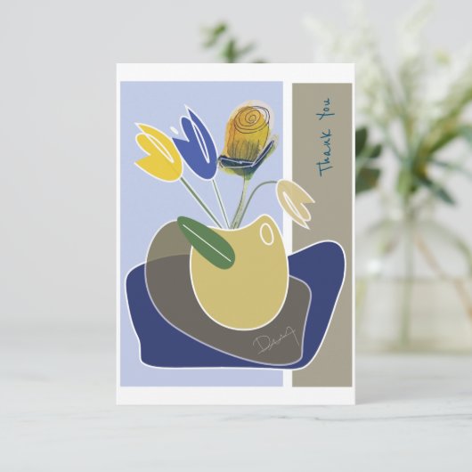 Thank you Post Card 出欠カード (スタンド正面)