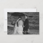 Thank You Post Card: Anemone & blue delphinium サンキューカード (正面)