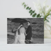 Thank You Post Card: Anemone & blue delphinium サンキューカード (スタンド正面)