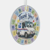 Thank you Postal Workers  ガラスオーナメント (正面右)