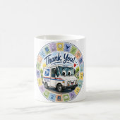 Thank you Postal Workers  コーヒーマグカップ (中央)