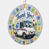 Thank you Postal Workers  セラミックオーナメント (左)