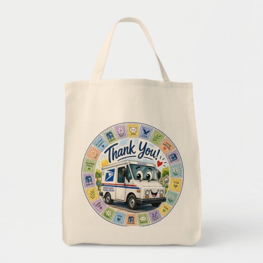 Thank you Postal Workers  トートバッグ (正面)