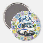 Thank you Postal Workers  マグネット (正面/裏面)