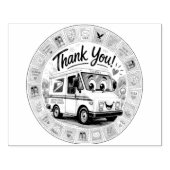Thank you Postal Workers  ラバースタンプ (インプリント)