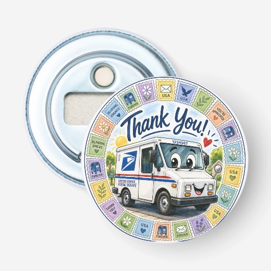 Thank you Postal Workers  栓抜き (正面)