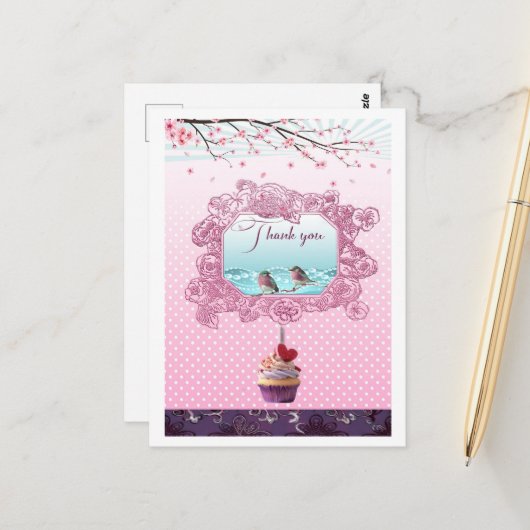 Thank You Postcard ポストカード (正面/裏面インサイチュ)