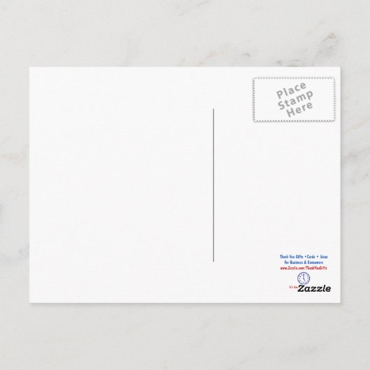 Thank You Postcard ポストカード (裏面)