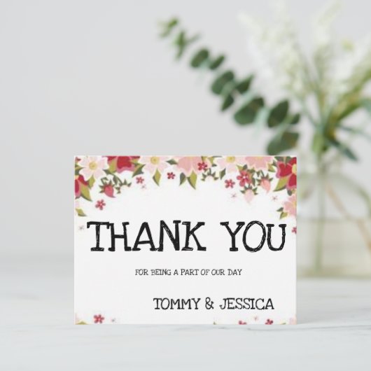 Thank you Postcard ポストカード (スタンド正面)