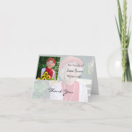 Thank You Presenting for Expression of悔やみや弔慰 サンキューカード