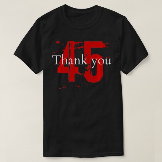 Thank you President Trump Tシャツ (デザイン正面)