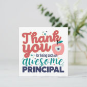 Thank You Principal 素晴らし Card カード (スタンド正面)