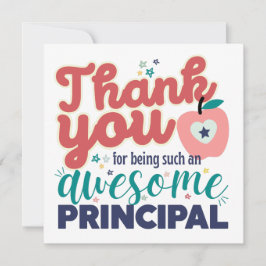 Thank You Principal 素晴らし Card カード