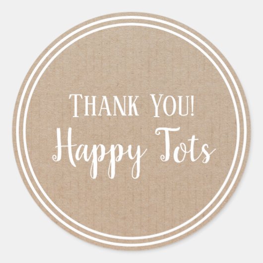 Thank you Product Hipster モダン Circle Craft ラウンドシール (正面)