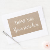 Thank you Product Hipster モダン Craft Sticker 長方形シール (封筒)