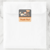 Thank You puppy’s  スクエアシール (バッグ)