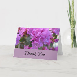 Thank You Purple Azaleas サンキューカード