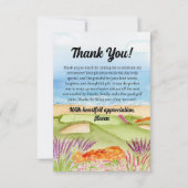 Thank You Retirement Golf Course by the Beach サンキューカード (正面)