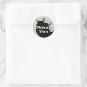 Thank You Ripped Page Rupt紙感謝 ラウンドシール (バッグ)