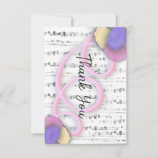 thank you roses サンキューカード (正面)