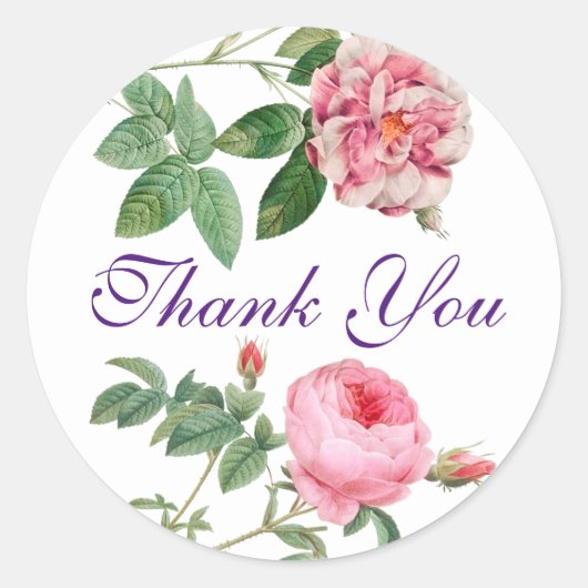 Thank You Round Stickers ラウンドシール (正面)